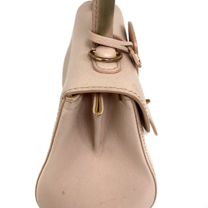 △ Delvaux 德爾沃 Mini Brillant Pink Calfskin 2Way Bag 粉紅色小牛皮兩用袋 -257016880-4