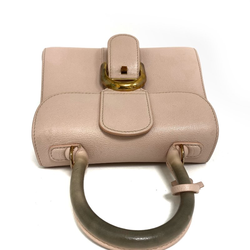 △ Delvaux 德爾沃 Mini Brillant Pink Calfskin 2Way Bag 粉紅色小牛皮兩用袋 -257016880-7