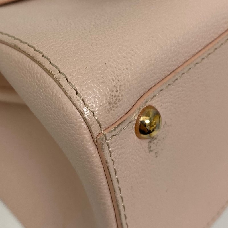 △ Delvaux 德爾沃 Mini Brillant Pink Calfskin 2Way Bag 粉紅色小牛皮兩用袋 -257016880-10