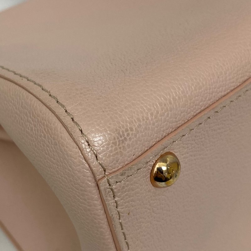 △ Delvaux 德爾沃 Mini Brillant Pink Calfskin 2Way Bag 粉紅色小牛皮兩用袋 -257016880-12