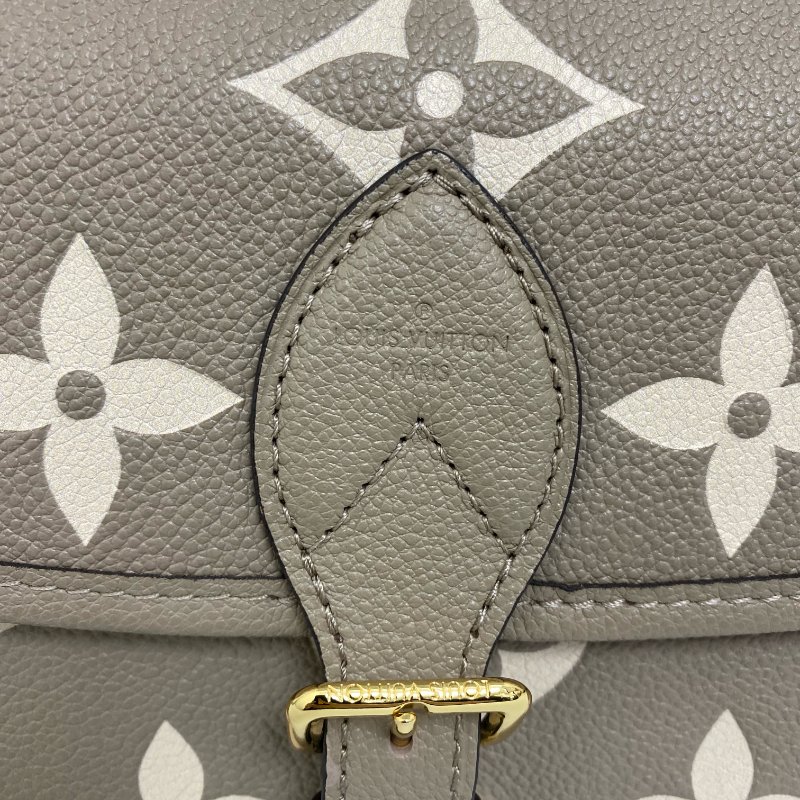 △ Louis Vuitton 路易威登 Diane Beige Calfskin Monogram 2Way Bag M46583 淺褐色小牛皮經典花紋兩用袋 M46583 -257016971-20