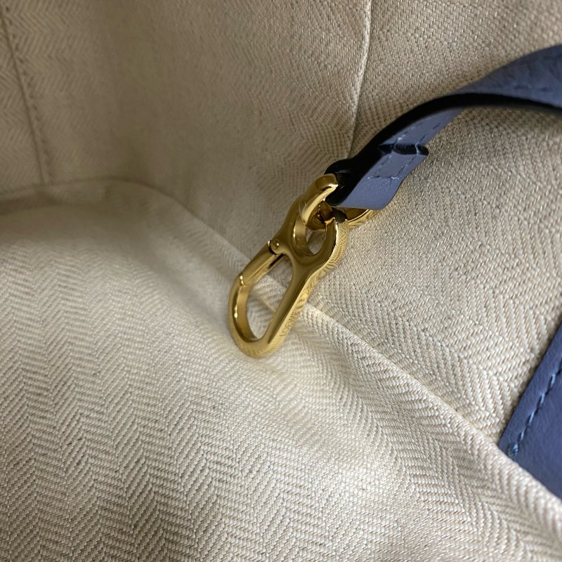△ Loewe 羅意威 Hammock Purple Blue Calfskin Shoulder Bag 紫藍色小牛皮肩背袋 -257017006-16