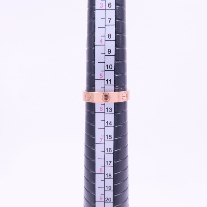 CARTIER 18K玫瑰金Love Ring戒指Cartier#51/US#5.5-5