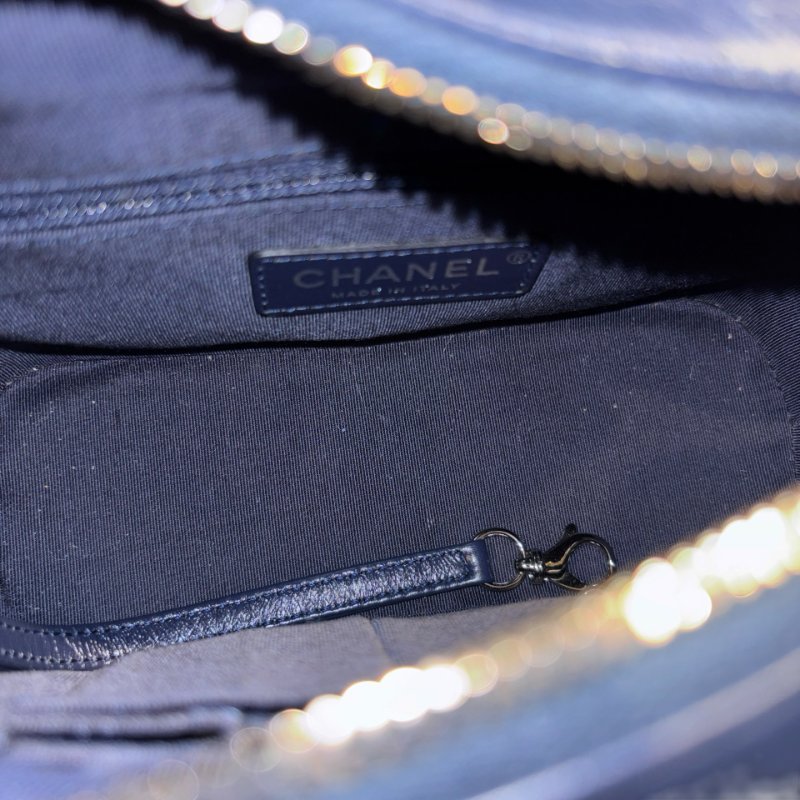 CHANEL GABRIELLE SMALL NAVY BAG-10