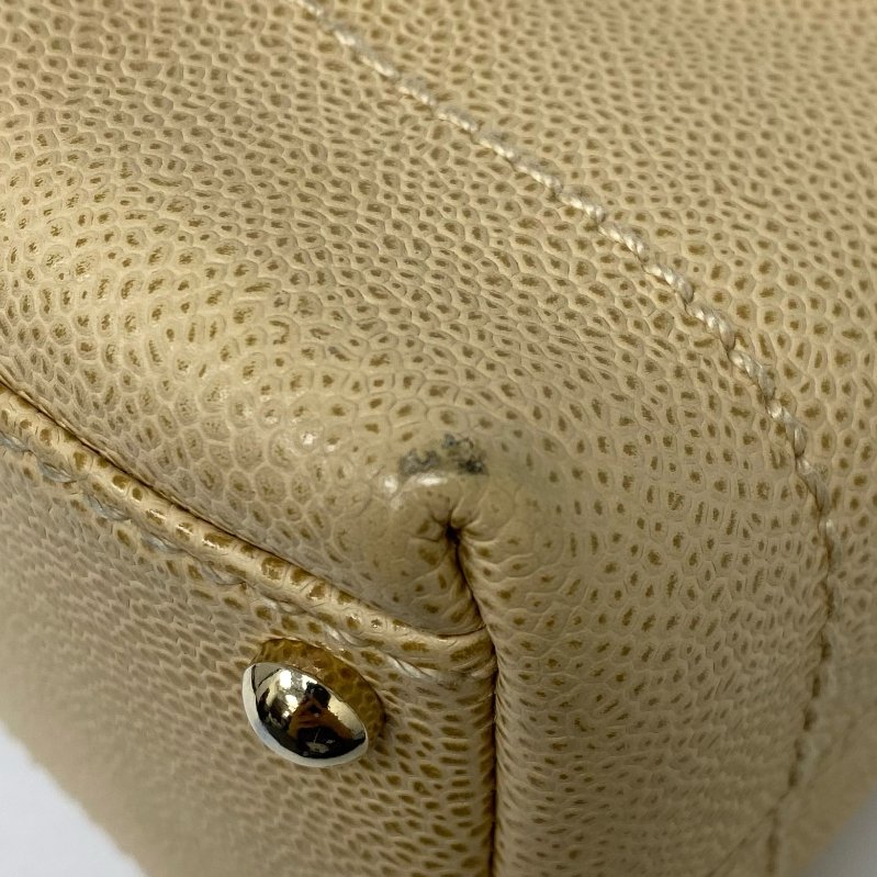 △ Chanel 香奈兒 Beige Caviar Skin Wooden Handbag No.7 淺褐色粒紋小牛皮手袋 No.7 -257016941-15