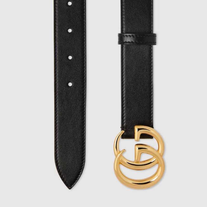 GUCCI MARMONT BELT WITH SHINY BUCKLE 75 CM-4