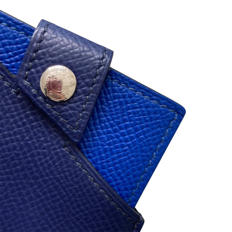 HERMES 愛馬仕 藍色 可拆式卡夾-2