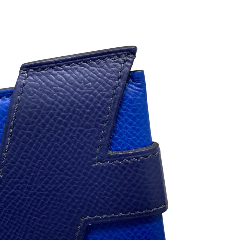 HERMES 愛馬仕 藍色 可拆式卡夾-3