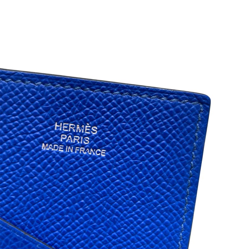 HERMES 愛馬仕 藍色 可拆式卡夾-5