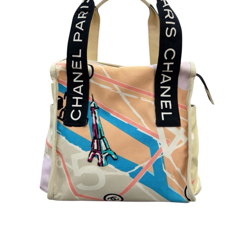 Chanel Deauville Tote Bag 巴黎地圖限量款-0