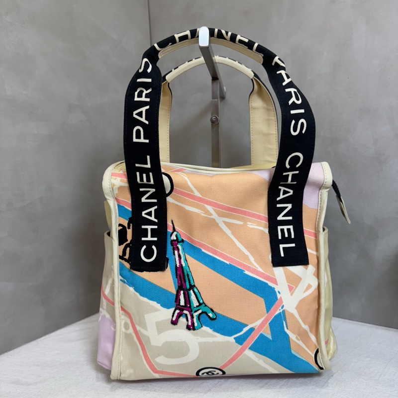 Chanel Deauville Tote Bag 巴黎地圖限量款-3