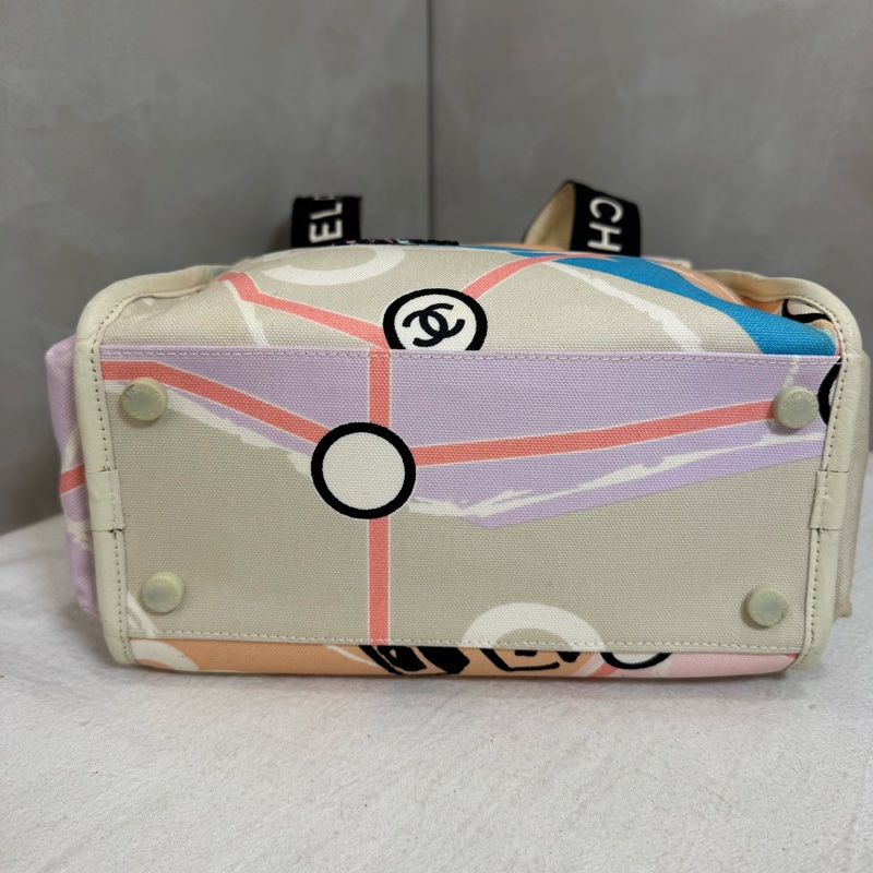 Chanel Deauville Tote Bag 巴黎地圖限量款-7