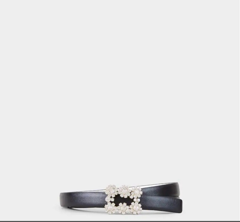 促銷品 Roger Vivier Efflorescence 皮革腰帶 #80碼-2