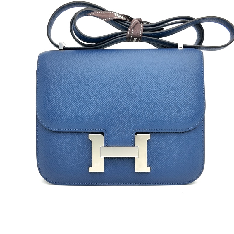 Hermès 康康CONSTANCE 24 費羅里達藍 D刻 EV 99new-3