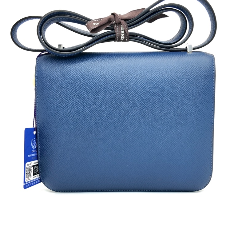 Hermès 康康CONSTANCE 24 費羅里達藍 D刻 EV 99new-6