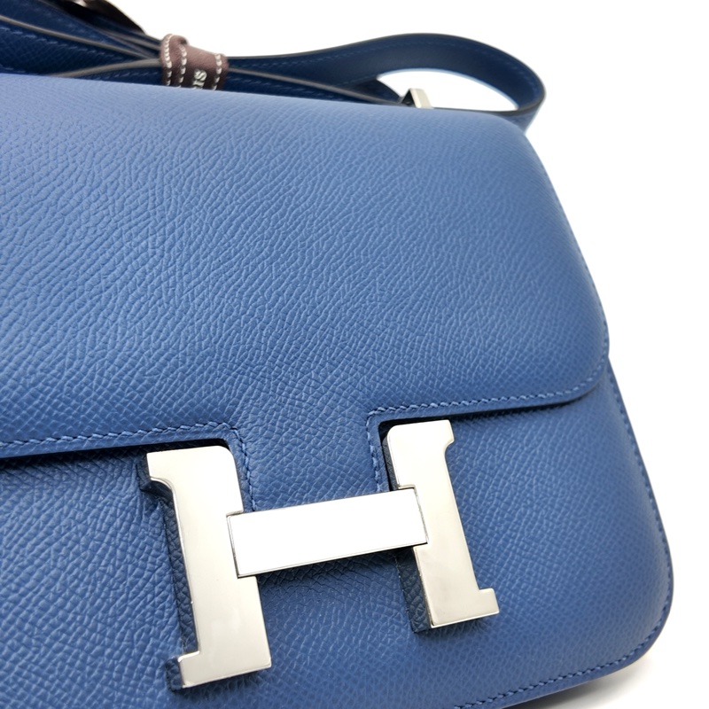 Hermès 康康CONSTANCE 24 費羅里達藍 D刻 EV 99new-9