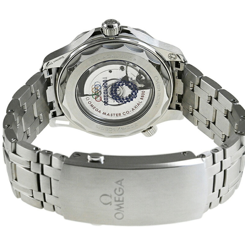 歐米茄海馬系列 300 公尺潛水錶 42 mm 東京 2020 腕錶 522.30.42.20.04.001 v2823-6