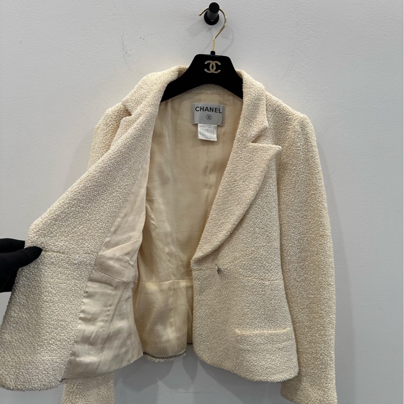 ❤️ CHANEL 米色優雅外套-2