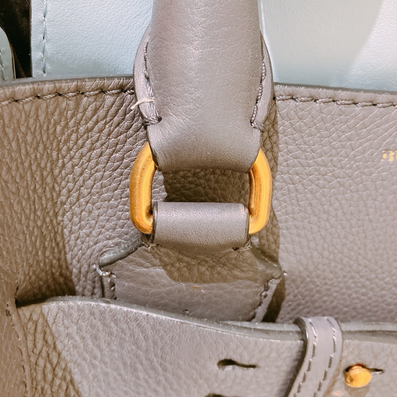 TK1796 Burberry 巴寶莉灰色手挽肩背包The Balt Leather Handbag Grey-45