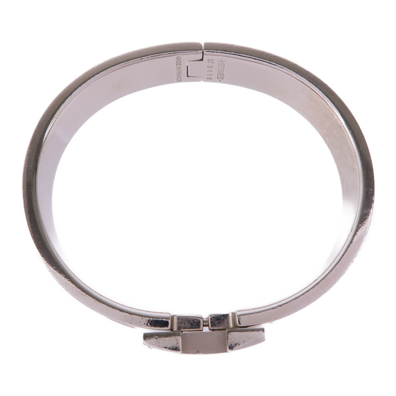 HERMES 金屬/琺瑯Clic H手鐲-3