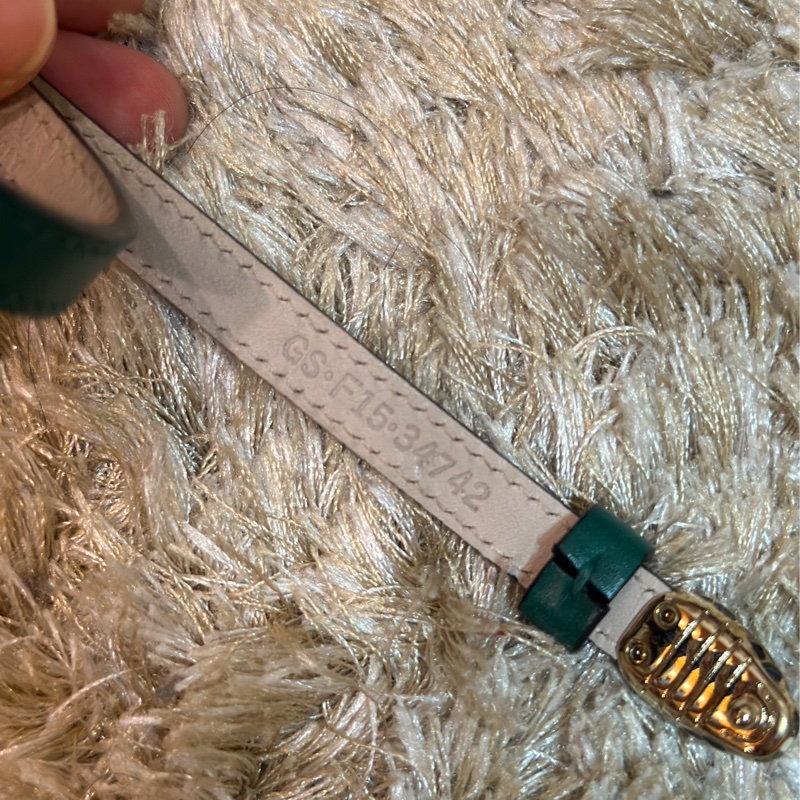 BVLGARI寶格麗雙圈琺瑯蛇頭手環-2