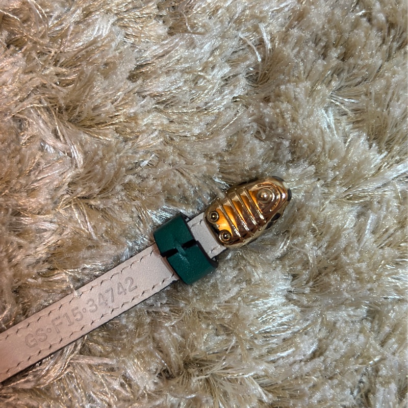 BVLGARI寶格麗雙圈琺瑯蛇頭手環-6