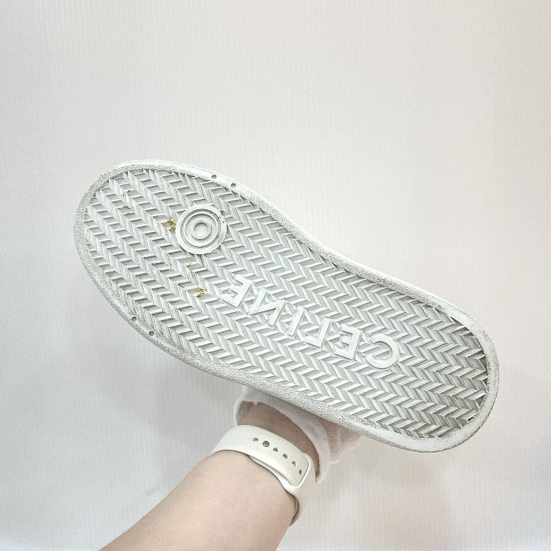 莉亞精品♡Celine 厚底小白鞋 尺碼40 近新美鞋-5