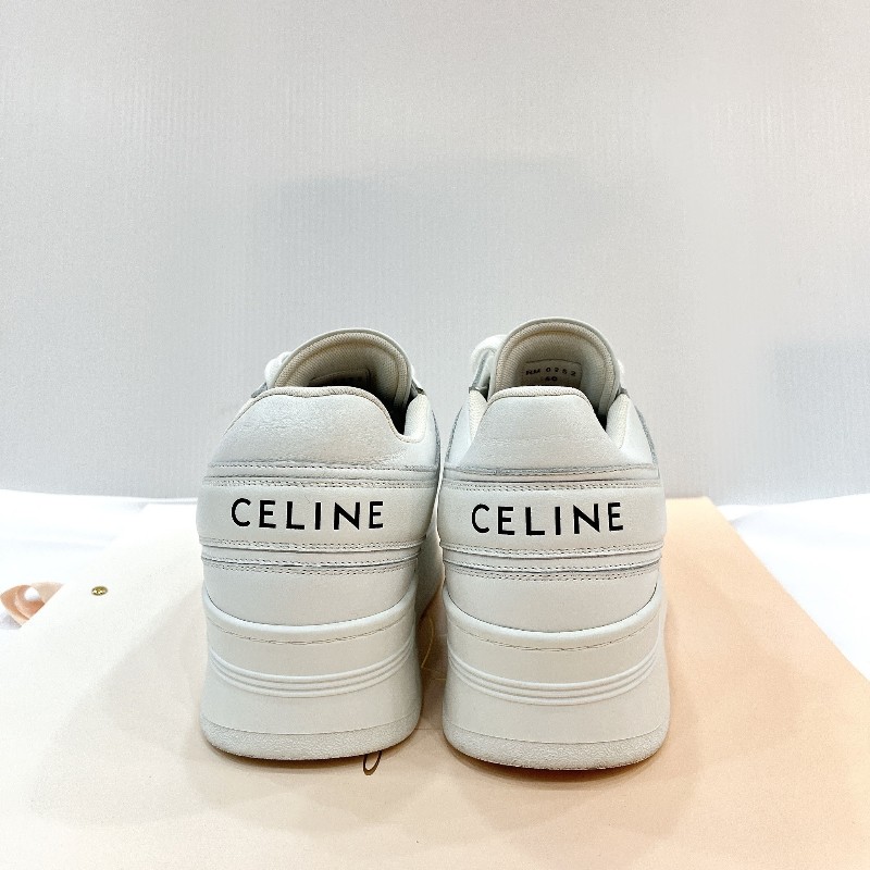 莉亞精品♡Celine 厚底小白鞋 尺碼40 近新美鞋-8