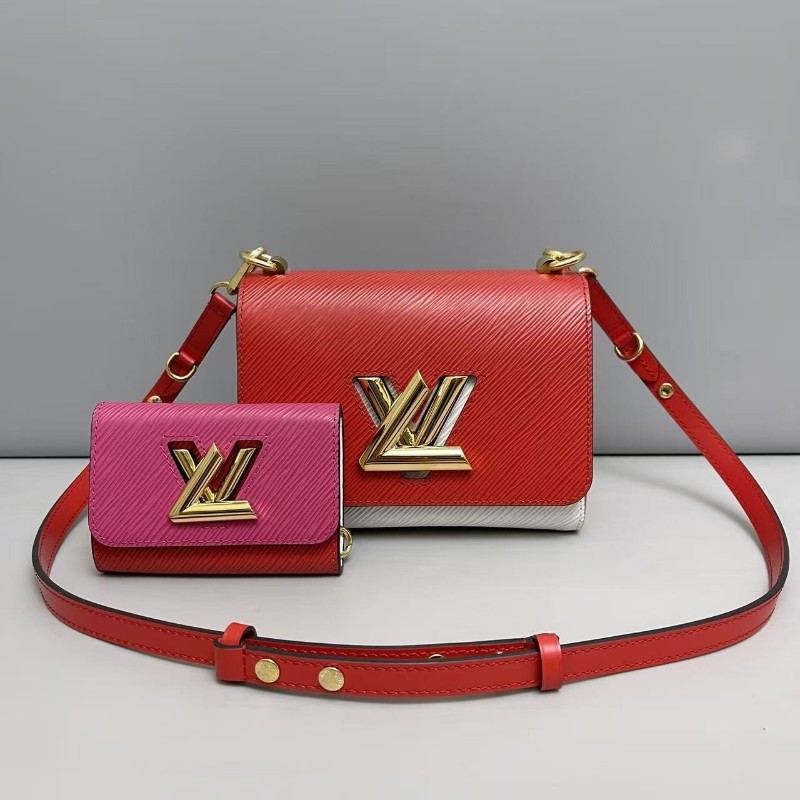 LV路易威登 Twist小號水波紋拼色子母包 斜背包-0