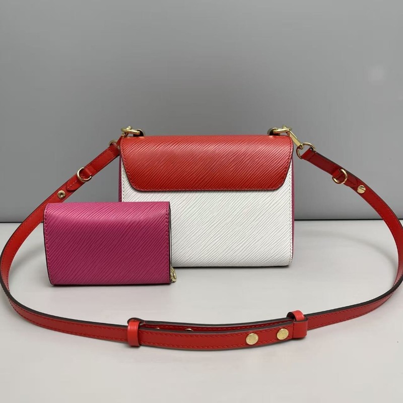 LV路易威登 Twist小號水波紋拼色子母包 斜背包-1