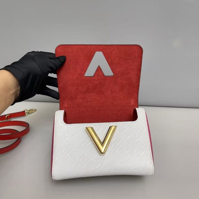 LV路易威登 Twist小號水波紋拼色子母包 斜背包-4