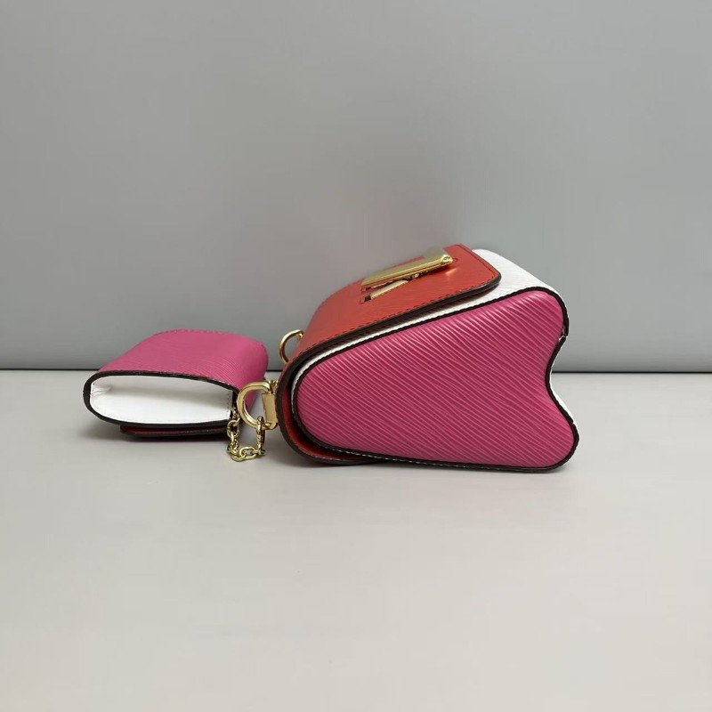 LV路易威登 Twist小號水波紋拼色子母包 斜背包-6