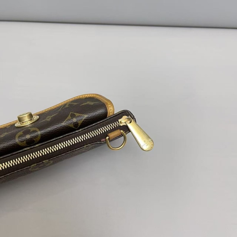 LV路易威登 老花金豆豆錢包手包  尺寸19×10cm-2