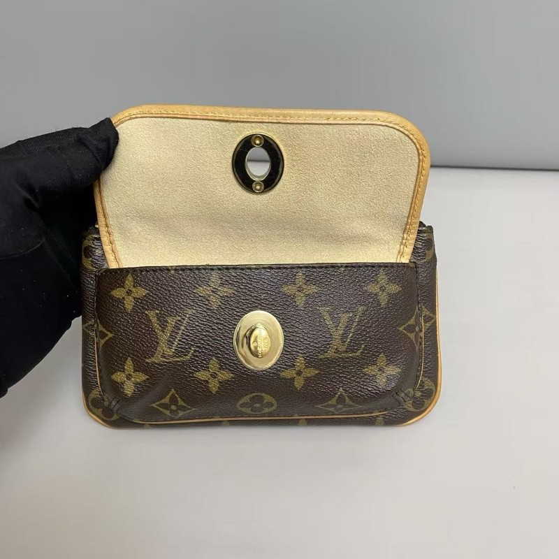 LV路易威登 老花金豆豆錢包手包  尺寸19×10cm-3