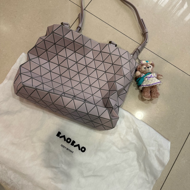 BAOBAO可肩背可斜背高級薰衣草紫中型包-11