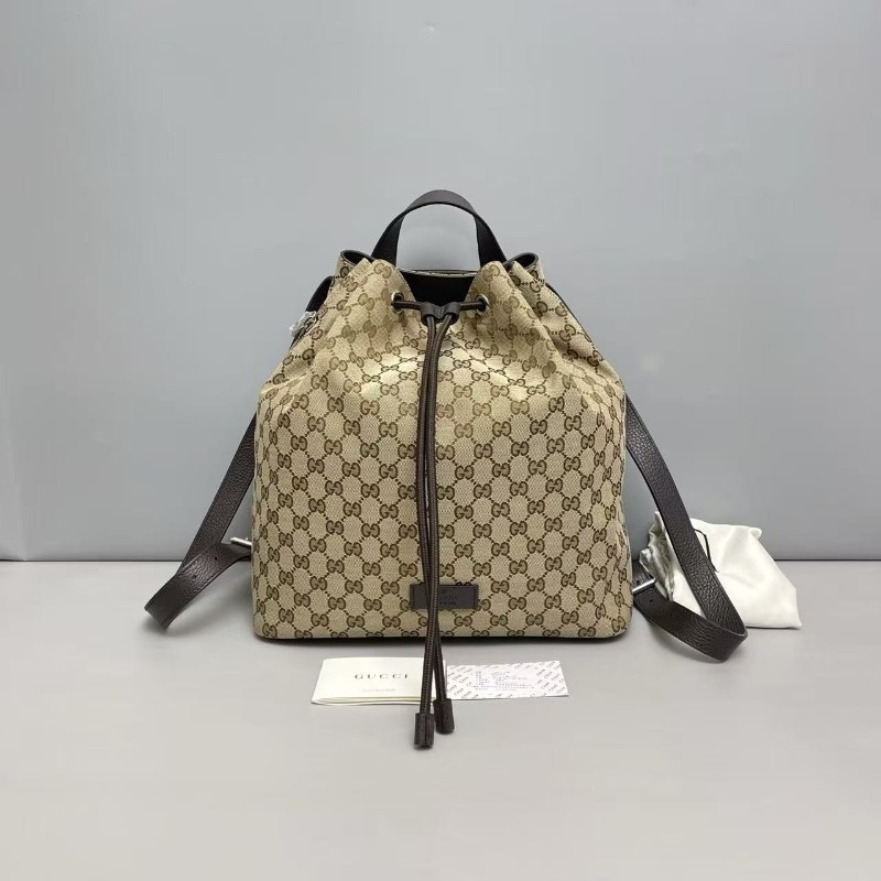 Gucci古馳 雙G老花雙肩包 後背包-0