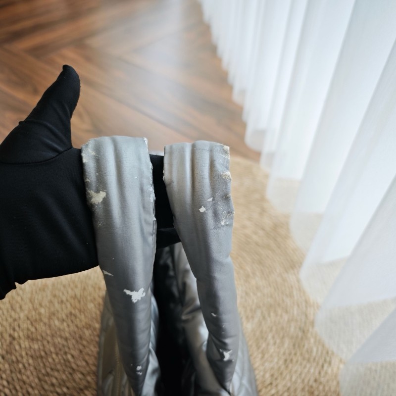 香奈兒Chanel 羽絨服太空銀灰色手提包 托特包-3