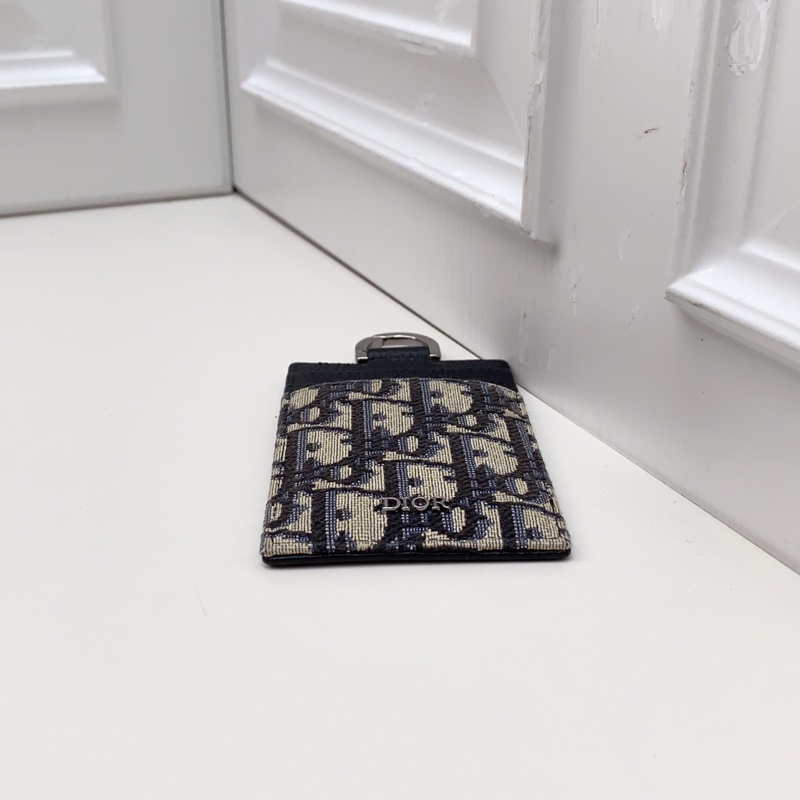 99新Dior迪奧 老花吊牌工卡包  掛繩設計非常輕便 可放證件銀行卡-7