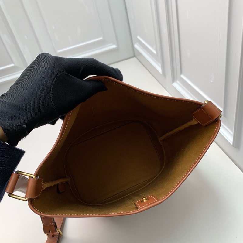 98新CELINE賽琳經典老花水桶包 自重非常輕 容量可觀 -4