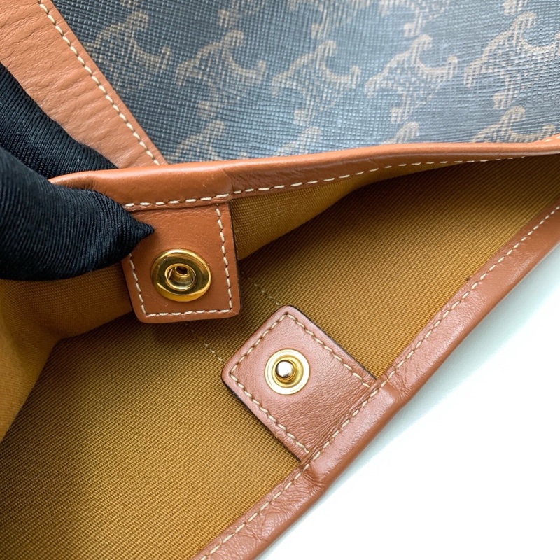 98新CELINE賽琳經典老花水桶包 自重非常輕 容量可觀 -8