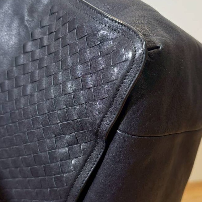 BOTTEGA VENETA BV 黑色 窄編織 大托特 托特包 肩背包 側背包 手提包 公事包 電腦包 購物包-11