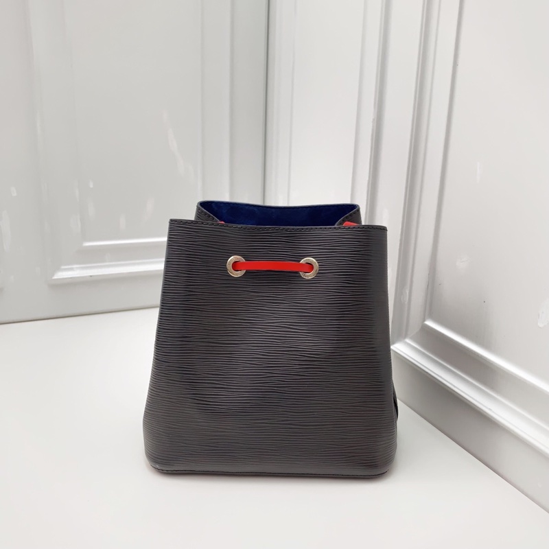 98新 LV 紅藍拼色水波紋 neonoe水桶包 -2