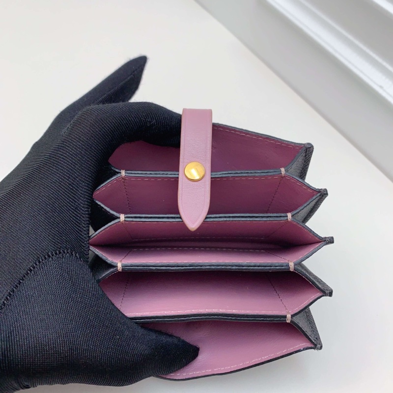 98新 CELINE賽琳 大象灰拼粉色卡包  尺寸：11*7*3-10