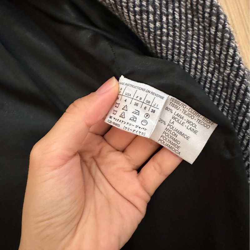 ❌🈚️Max & co 送洗回來了80%羊毛大衣 超甜價格！剪裁很美-15