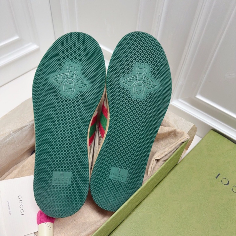 全新全套古馳Gucci經典的粉髒髒鞋-4