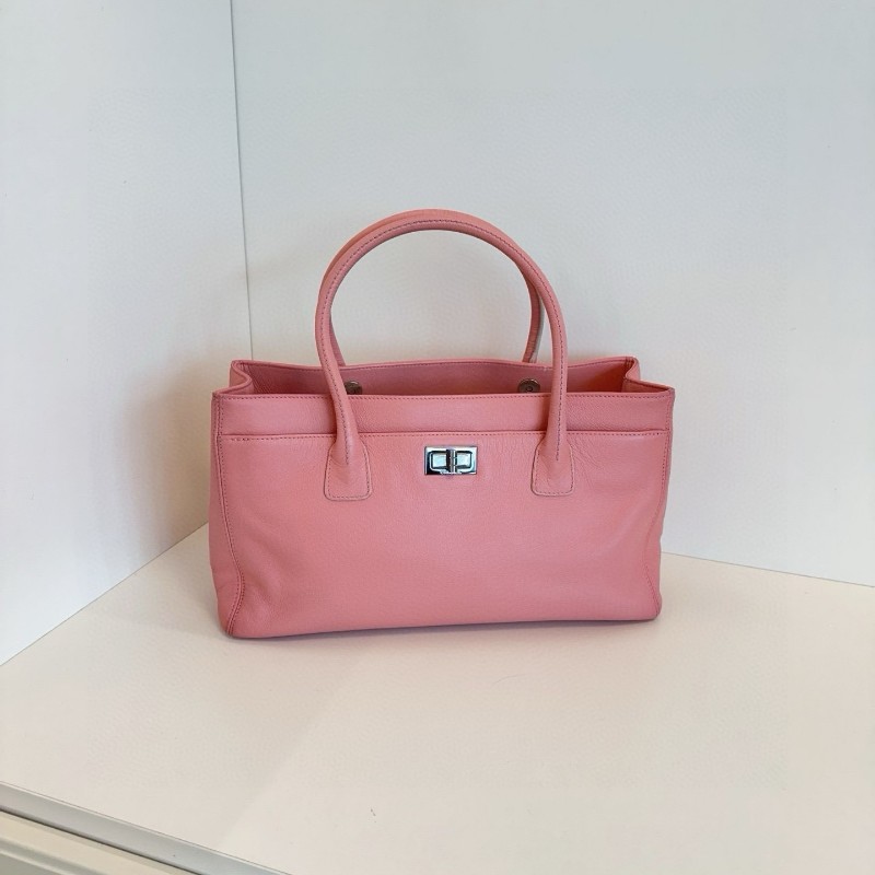 Chanel香奈兒2.55 Cerf櫻花粉托特包 手提包-0