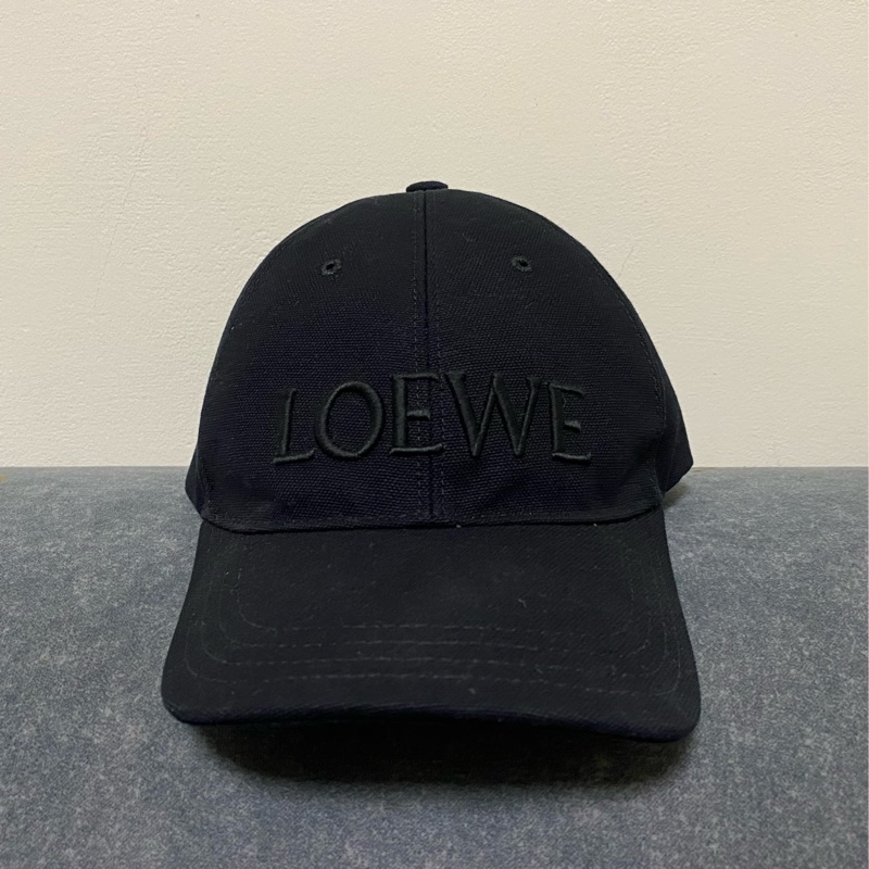 (降價)LOEWE 羅威黑 LOGO 帽子-5
