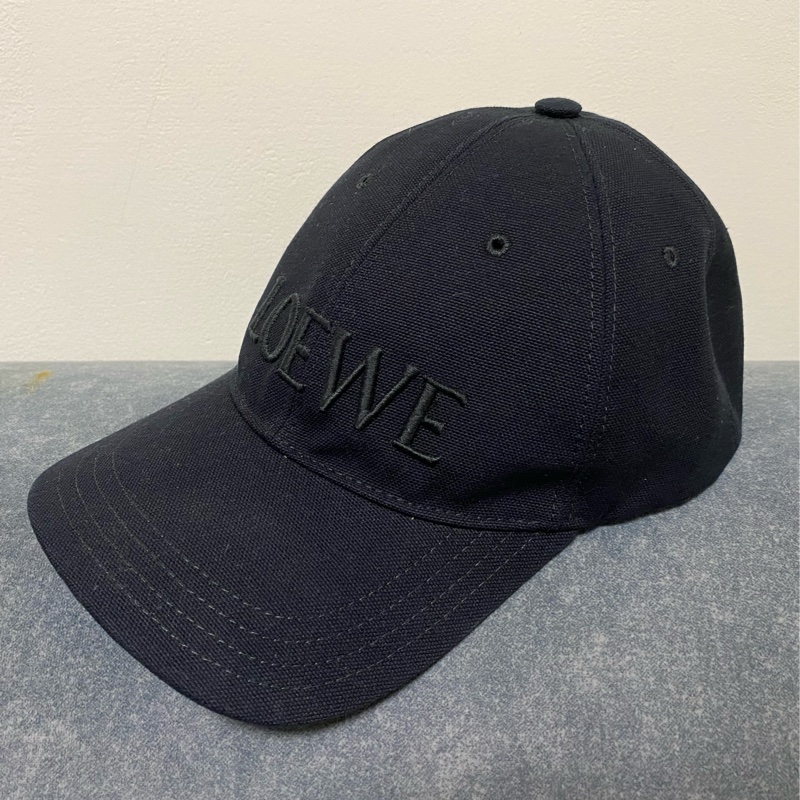 (降價)LOEWE 羅威黑 LOGO 帽子-6