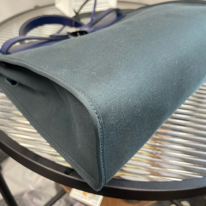 Hermes愛馬仕 herbag31 藍拼藏青 Y刻 肩背包-5