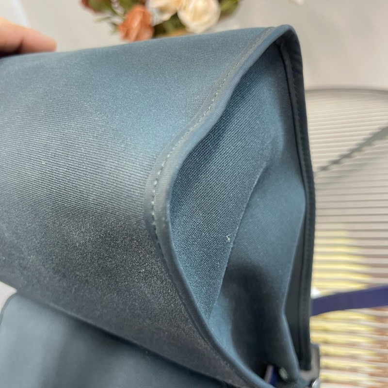 Hermes愛馬仕 herbag31 藍拼藏青 Y刻 肩背包-7